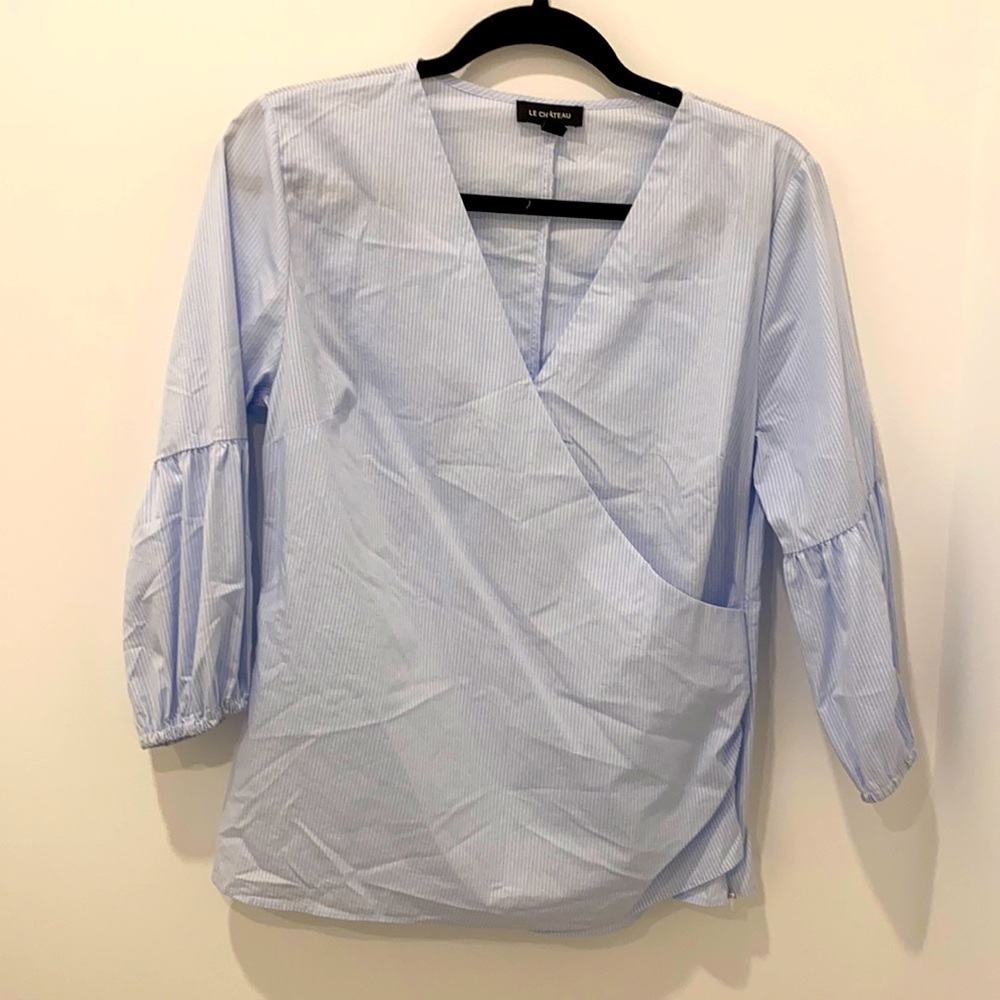 Le chateau pinstripes blouse